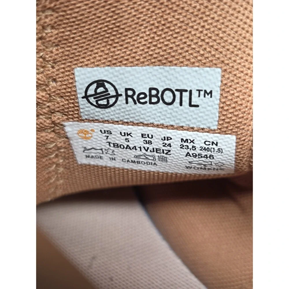 Timberland Laurel Court Mid TB0A41VJEIZ Sneakers Womens Size 7 Rust Platform New